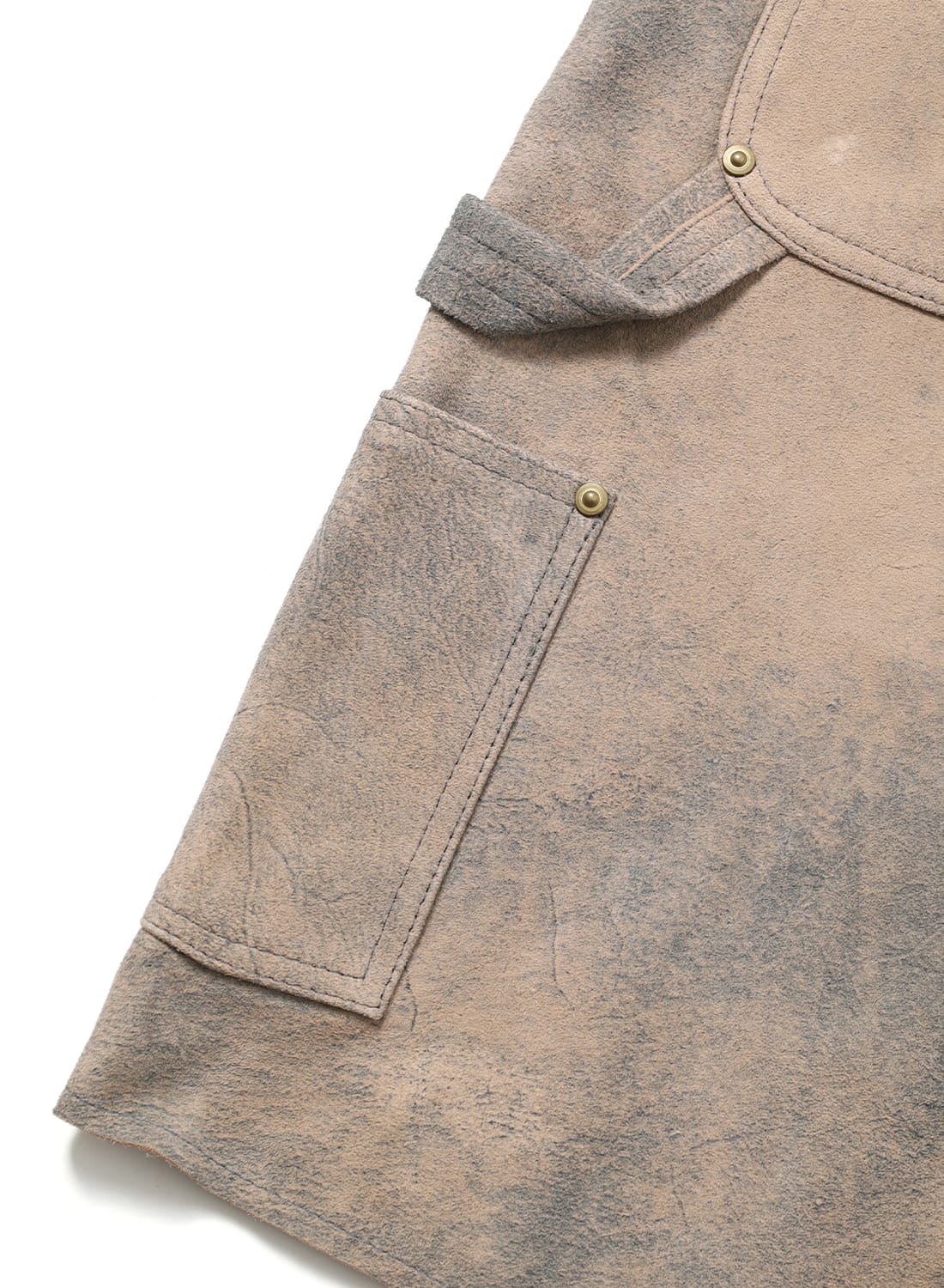 SEVEN BY SEVEN（セブンバイセブン）LEATHER DOUBLE KNEE SHORT