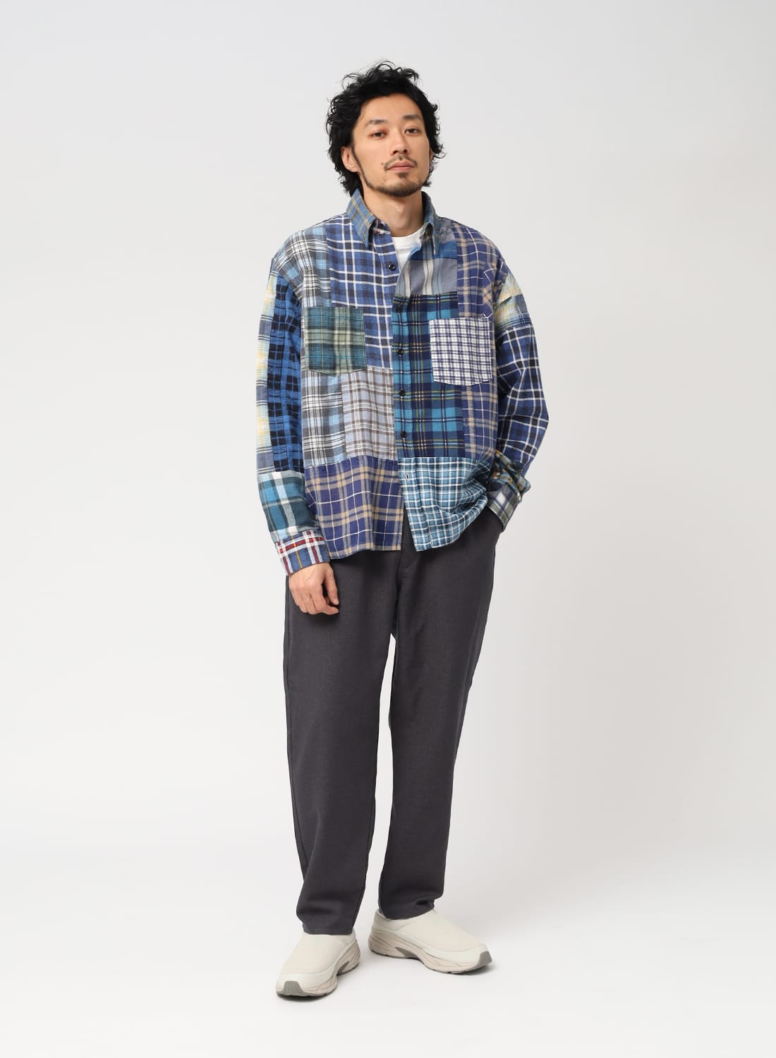Rebuild by Needles（リビルド バイ ニードルズ）Flannel Shirt