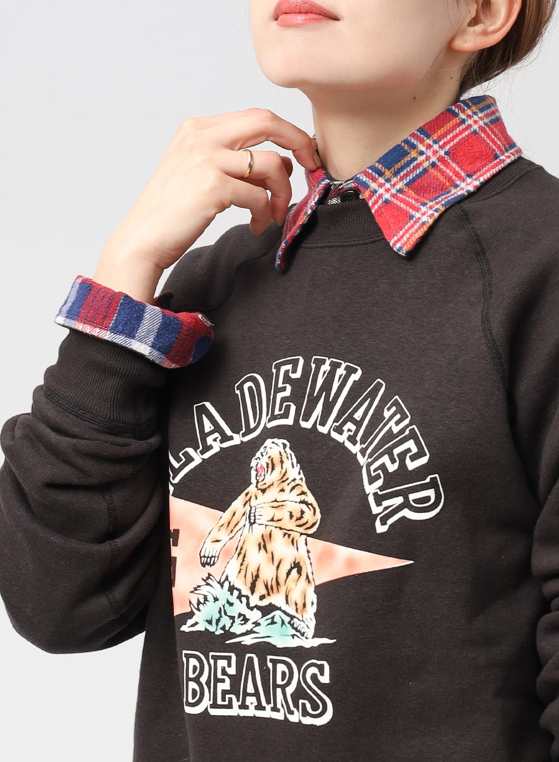 Needles ワインレッド トレーナー XL needles トレーナー ワインレッド XL needles Track Crew Neck