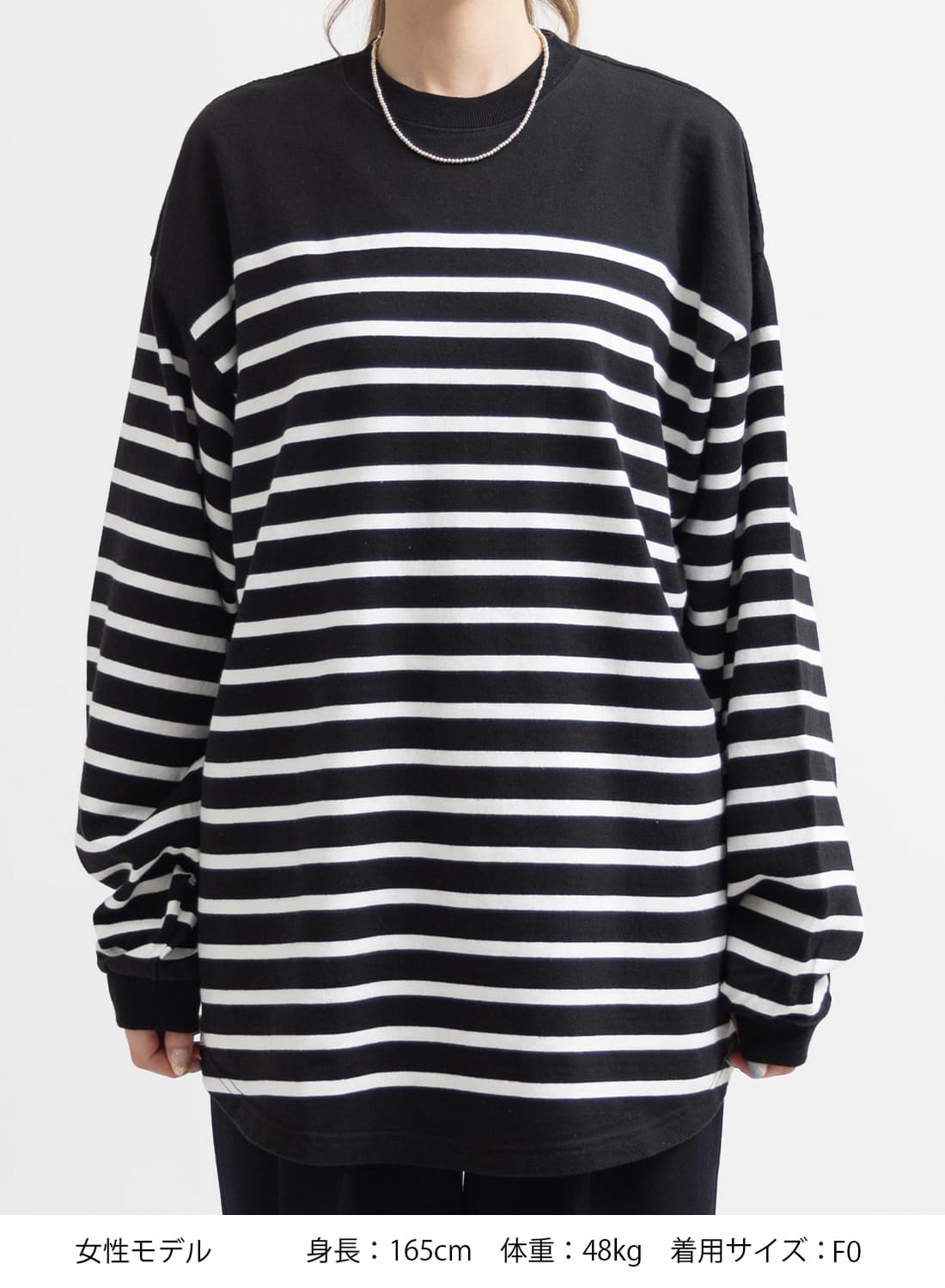 トップス PANEL BORDER S/S T-SHIRT (BLACK) M シンゾーン Shinzone パネル ボーダー トップ カットソー バスク