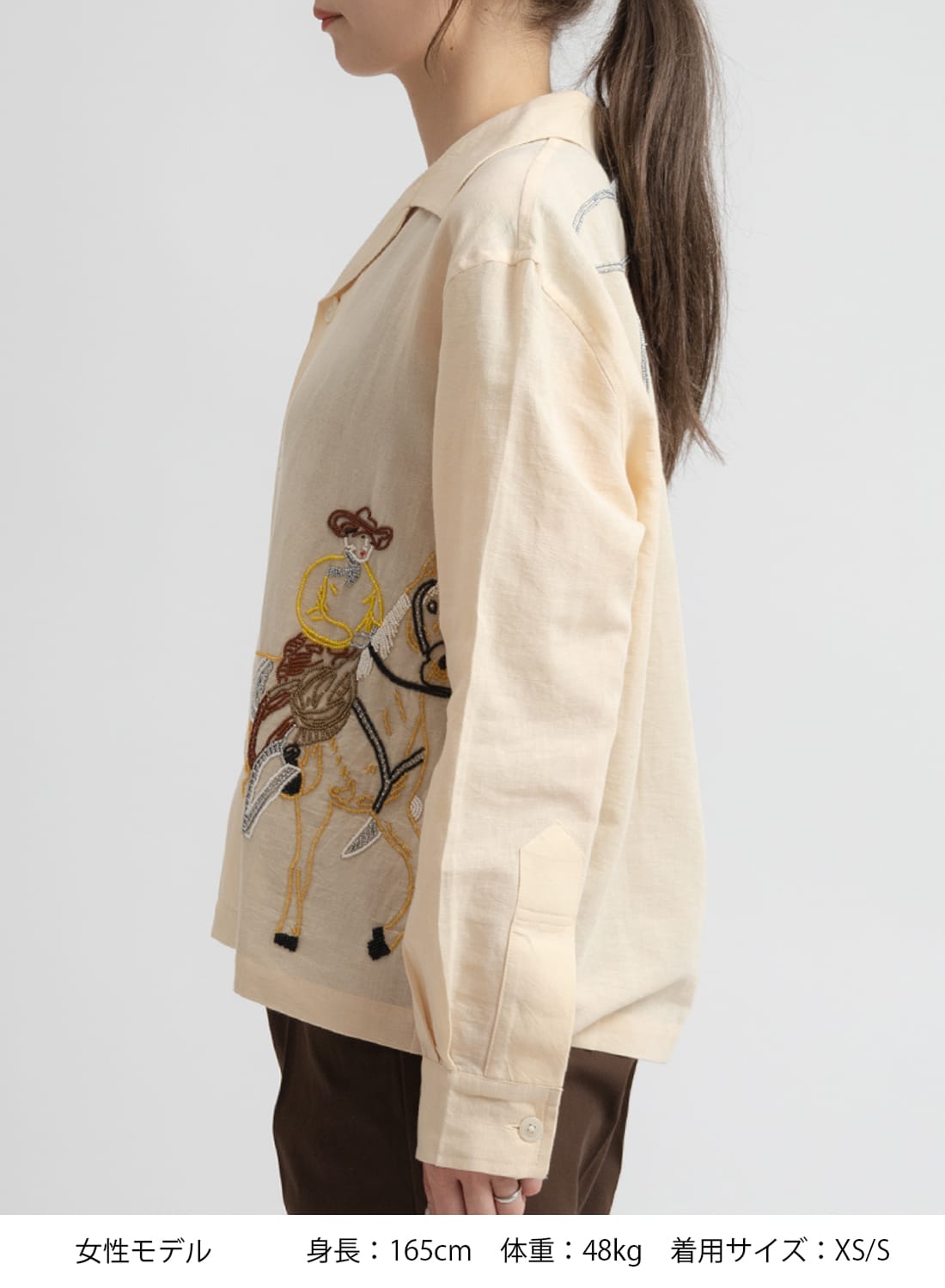 BODE(ボーディ)/BEADED BUCKAROO LS SHIRT（ビーデッド