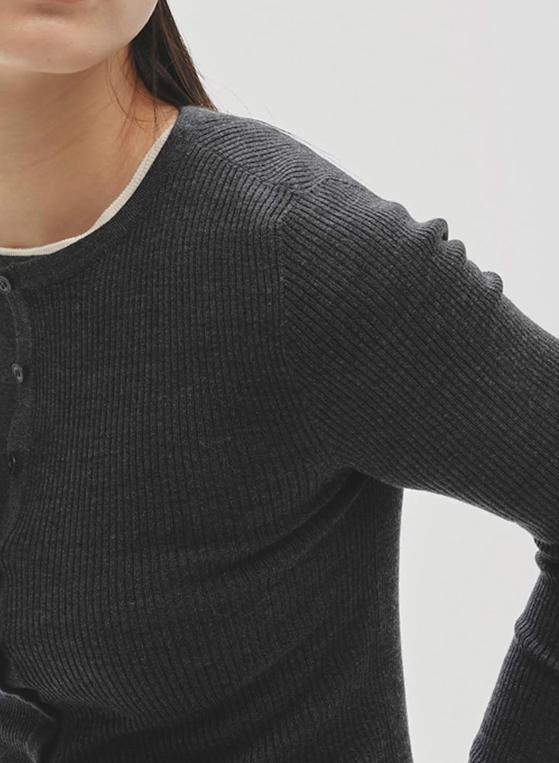 【ご予約会開催中】Silkwool Knit Cardigan - CHARCOAL GRAY(12520501) Todayful(トゥデイフル) TODAYFUL (トゥデイフル）Silkwool Knit Cardigan☆ 25秋冬予約