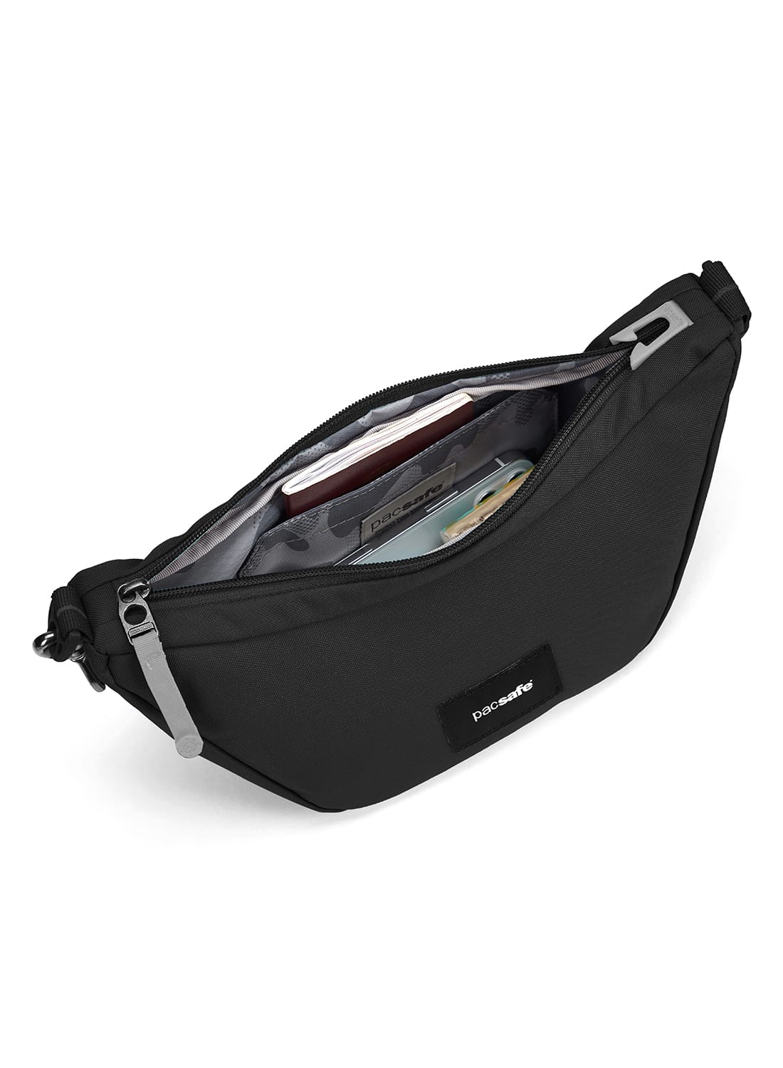 盗難防止＊Pacsafe（パックセーフ）ルナークロスボディバッグ Jブラック/黒 PacSafe ショルダーバッグ pacsafe/パックセーフ GO Lunar