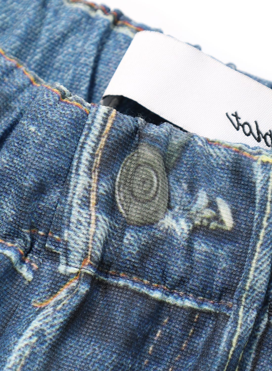 TOLQ（トルク）Trompe l'oeil Denim Swim Shorts