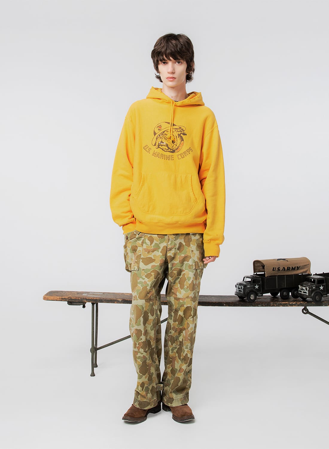 BOW WOW(バウワウ)USMC BULLDOG HOODIE(USMC ブルドッグ BOW WOW(バウワウ)USMC BULLDOG HOODIE(USMC ブルドッグ
