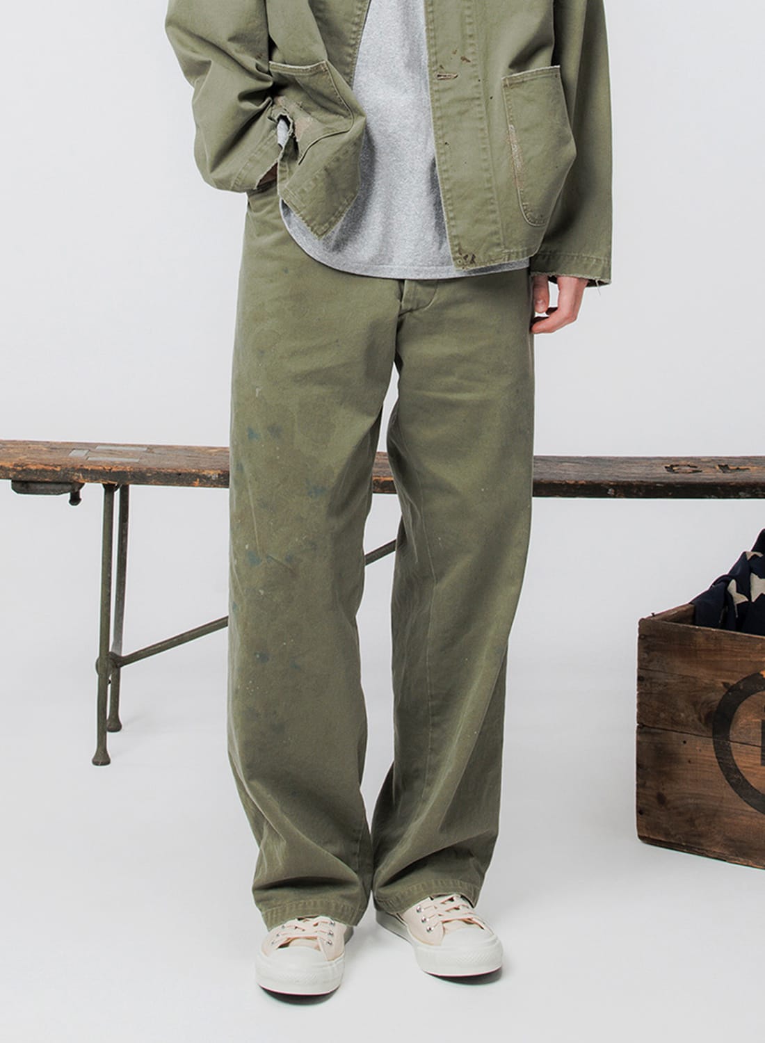 BOWWOW トラウザー パンツ USN N-3 TWILL TROUSER|U.S.NAVY N-3 ツイル トラウザーU.S.NAVY N-3