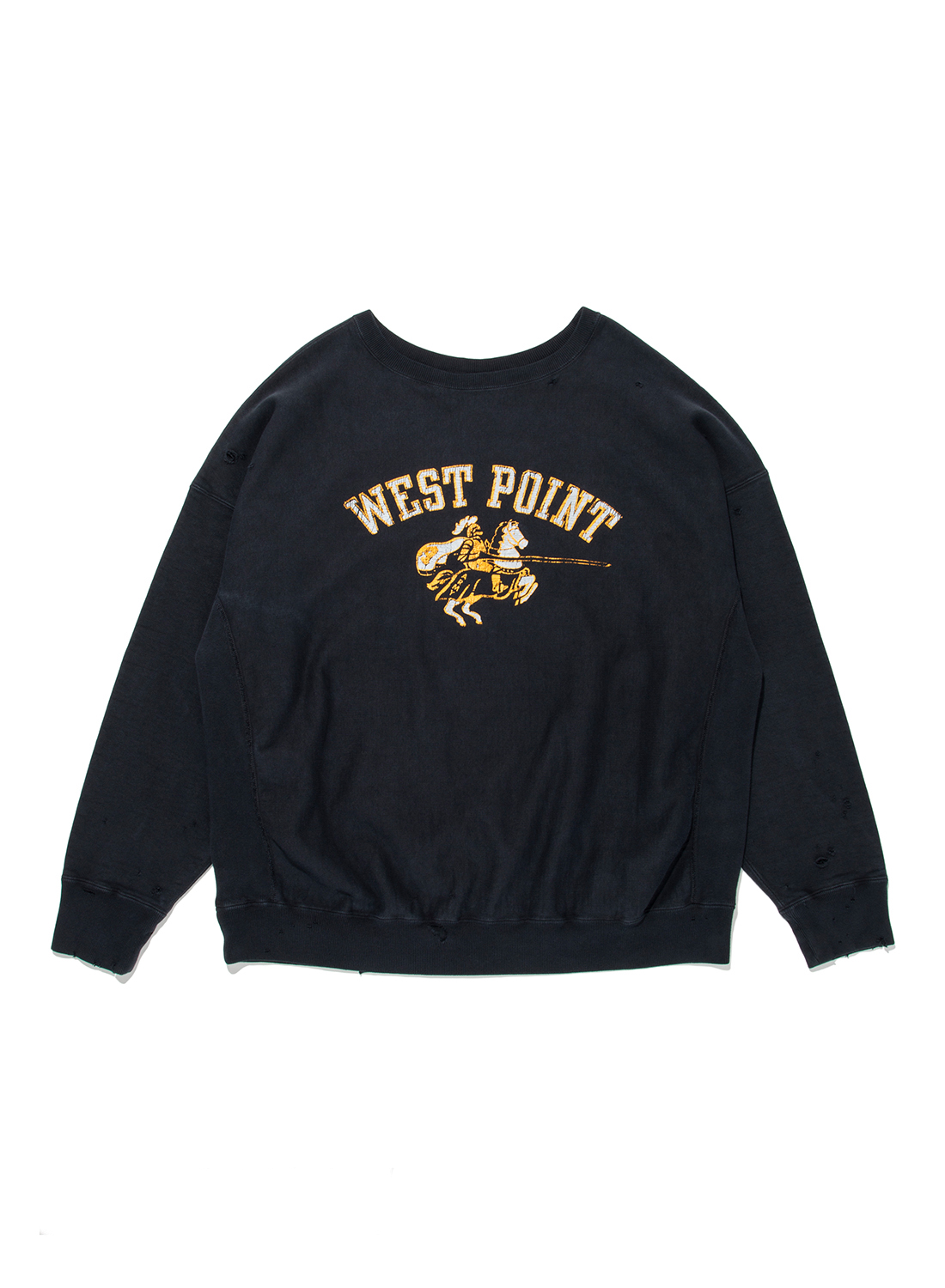 BOWWOWダメージスエット BEAMS BOY（ビームス ボーイ）【別注】BOW WOW / JOINT SWEAT