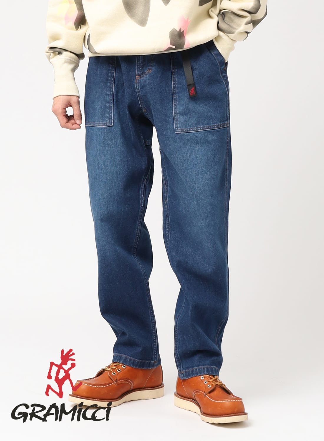 Gramicci（グラミチ）STRETCH DENIM LOOSE TAPERED RIDGE PANT