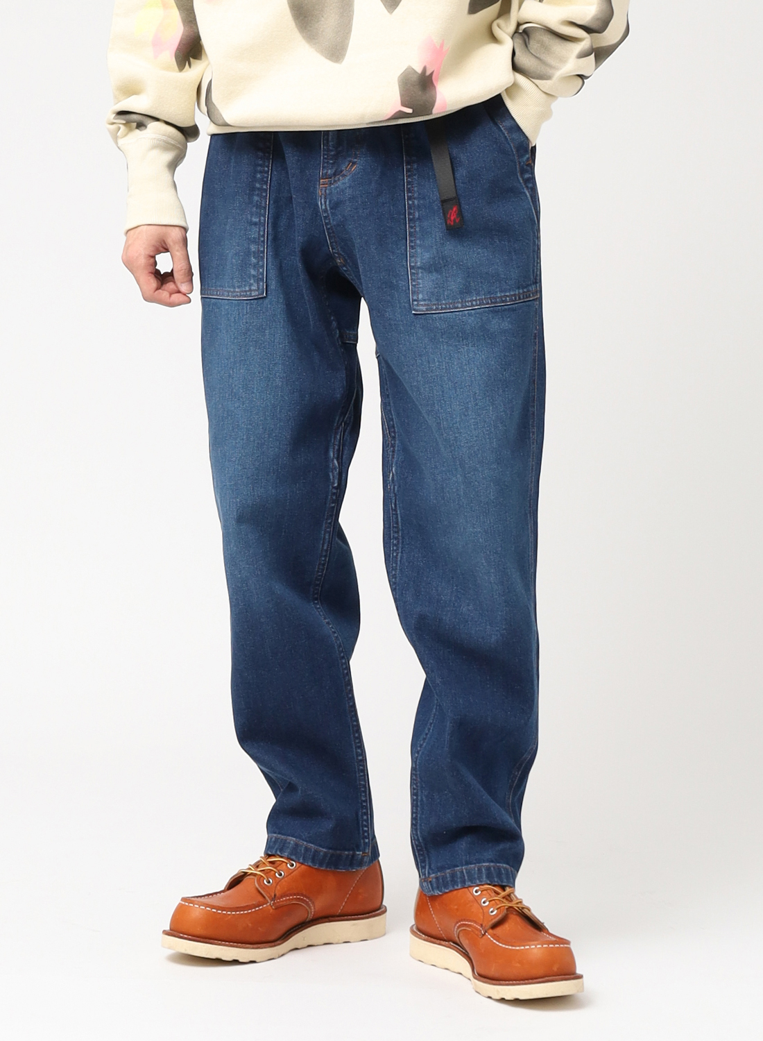 Gramicci（グラミチ）STRETCH DENIM LOOSE TAPERED RIDGE PANT