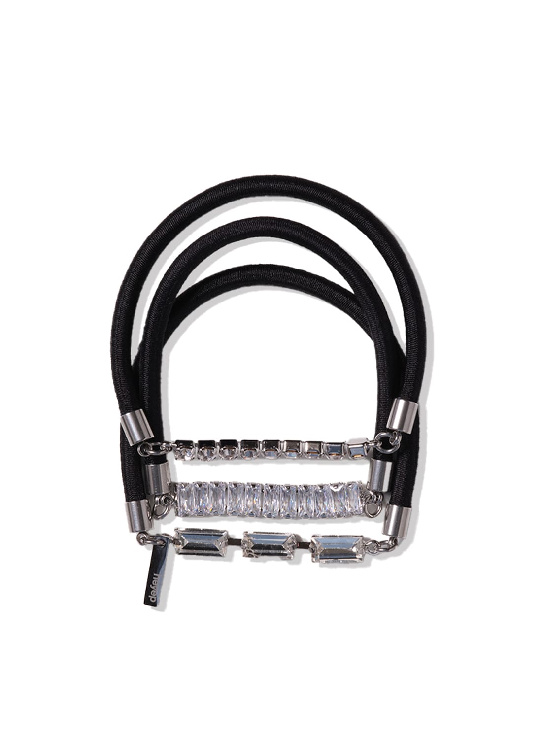 heyep(ヘイップ) Rhinestone Hair Ties 3 Piece Set(ライン heyep(ヘイップ) Rhinestone Hair Ties 3 Piece Set(ライン