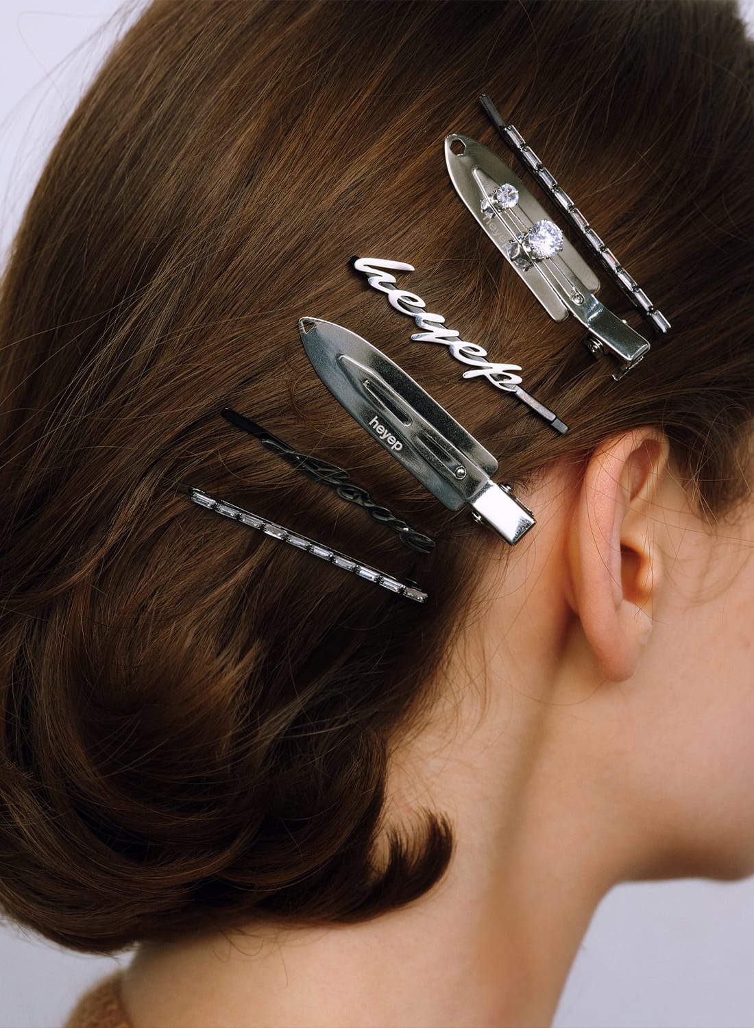 新品　heyepヘイップ　ラインストーン ヘアゴム/3P heyep＞ラインストーン ヘアゴム/3P