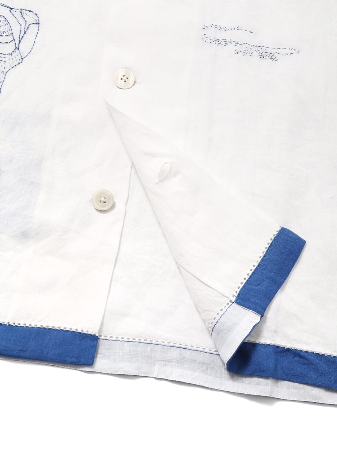 Bode Beaded Trailing Blossom Shirt | Liberty