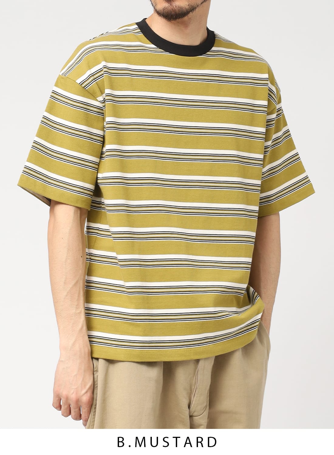 RRL tシャツ サーマル カットボーダー SCREEN STARS（スクリーンスターズ）マルチボーダーS/S（マルチ
