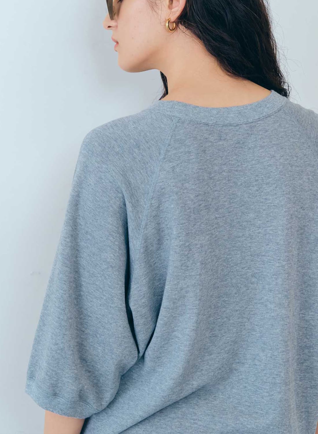Shinzone(シンゾーン)/INLAYED HALF SLEEVE TEE(ハーフ スリーブ Shinzone(シンゾーン)/INLAYED HALF SLEEVE TEE(ハーフ スリーブ