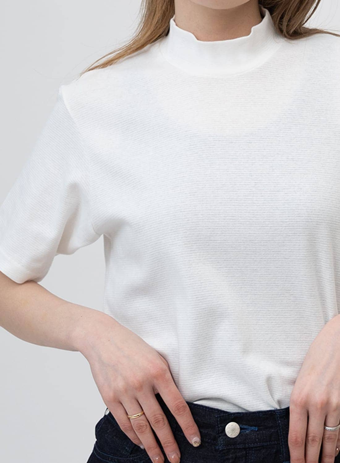 tシャツ ANATOMICA | モックネック Tシャツ WOMEN レディース ANATOMICA | モックネック Tシャツ WOMEN（Tシャツ/カットソー