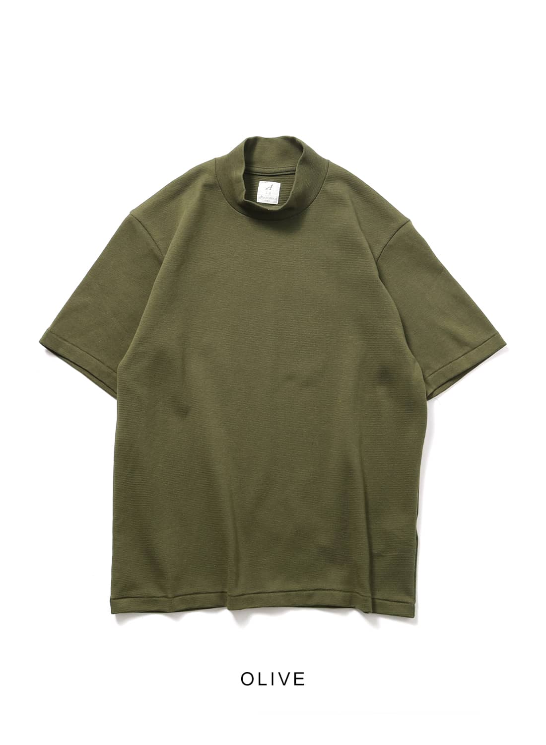 SUVIN PLATINUM モックネック ニットTシャツ ホワイト – MINIMAL