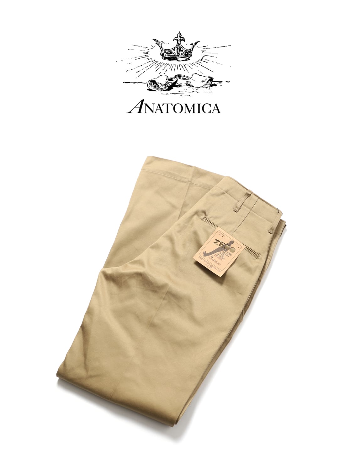 ANATOMICA（アナトミカ）CHINO ZERO（チノ ゼロ）25SS チノパン