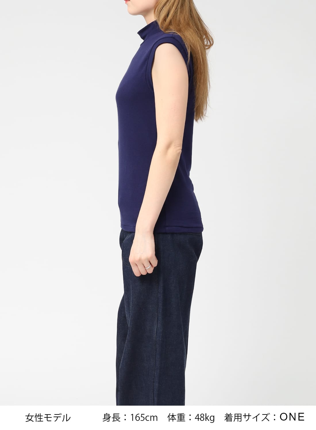 ANATOMICA(アナトミカ)MOCK NECK TEE SLEEVELESS(モックネック スリーブレス)ノースリーブ Tシャツ 無地 カットソー MOCK NECK TEE S/S|モックネック スリーブレスモックネック スリーブ