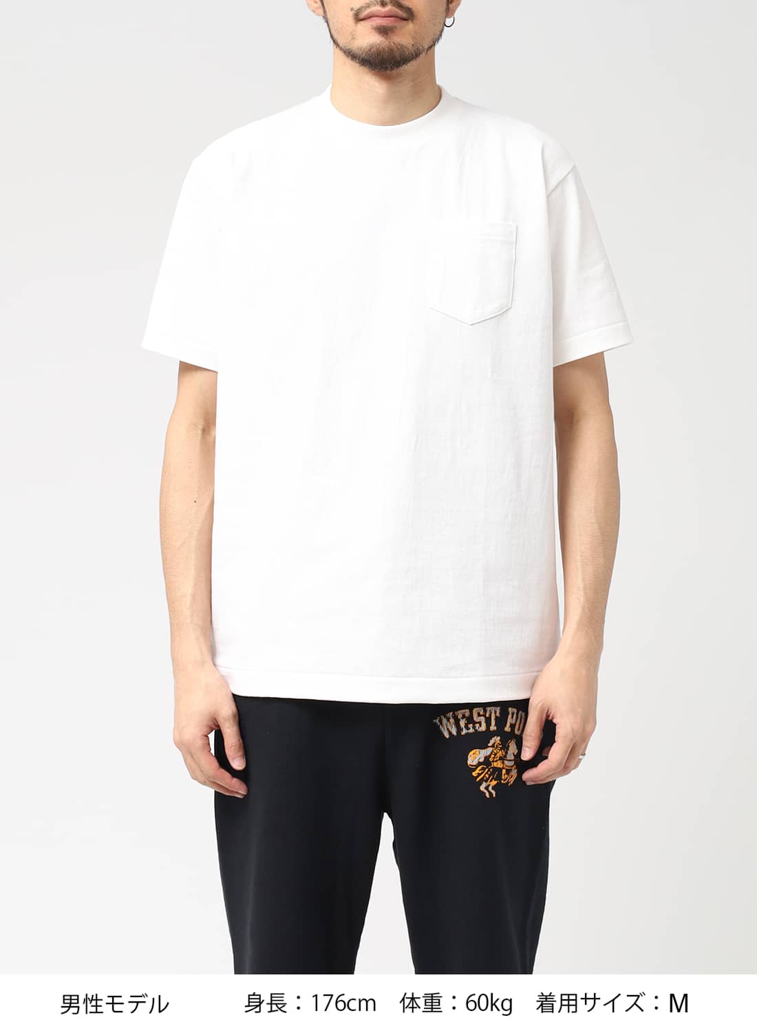 たみ ホワイト ブラック L 2枚 新品 ANATOMICA ポケットT アナトミカ ポケT ポケTEE 半袖 Tシャツ 白T 無地 カットソー