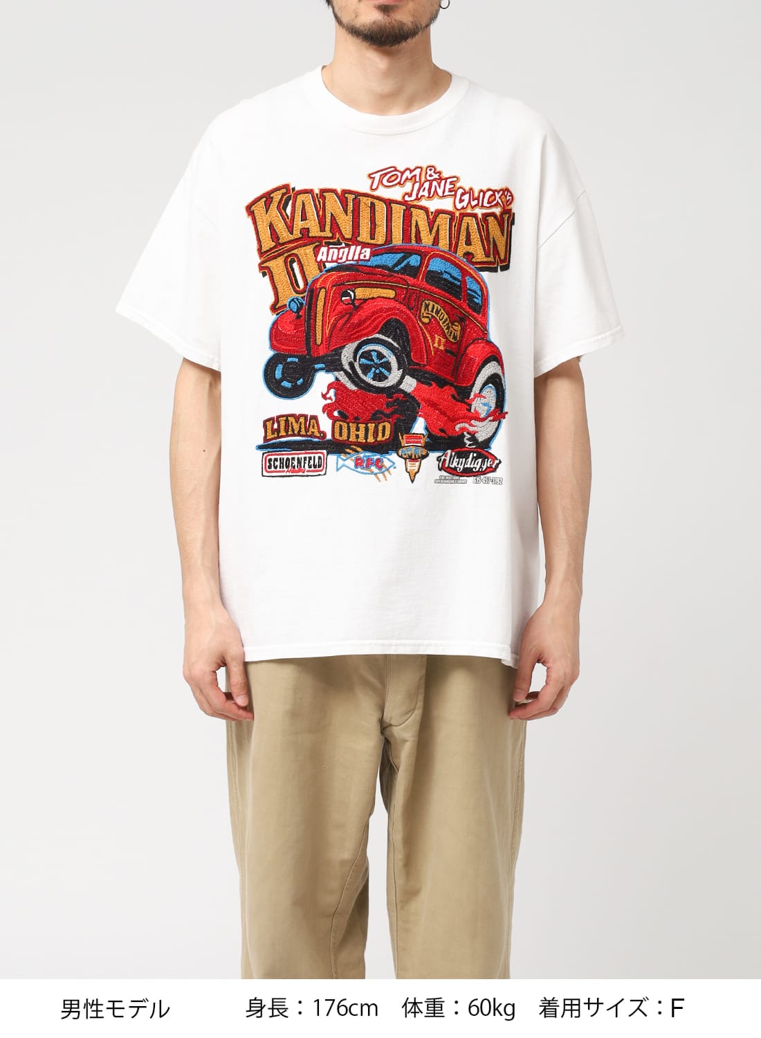 REWORK HAND EMBROIDERY TEE|リワーク ハンド エンブロイダリーティー