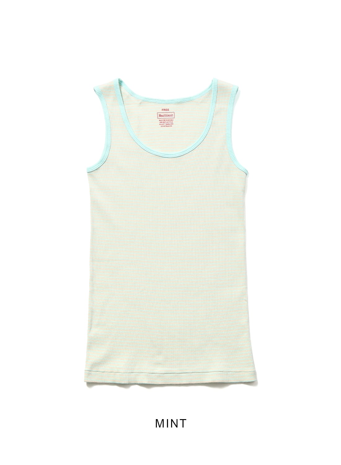 Healthknit(ヘルスニット)/Tubular Rib Tanktop(チューブラー