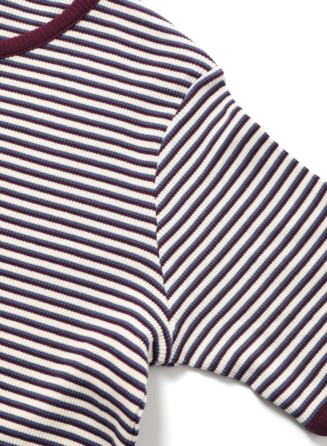 Healthknit(ヘルスニット)/CREWNECK S/S BORDER TEE(クルー