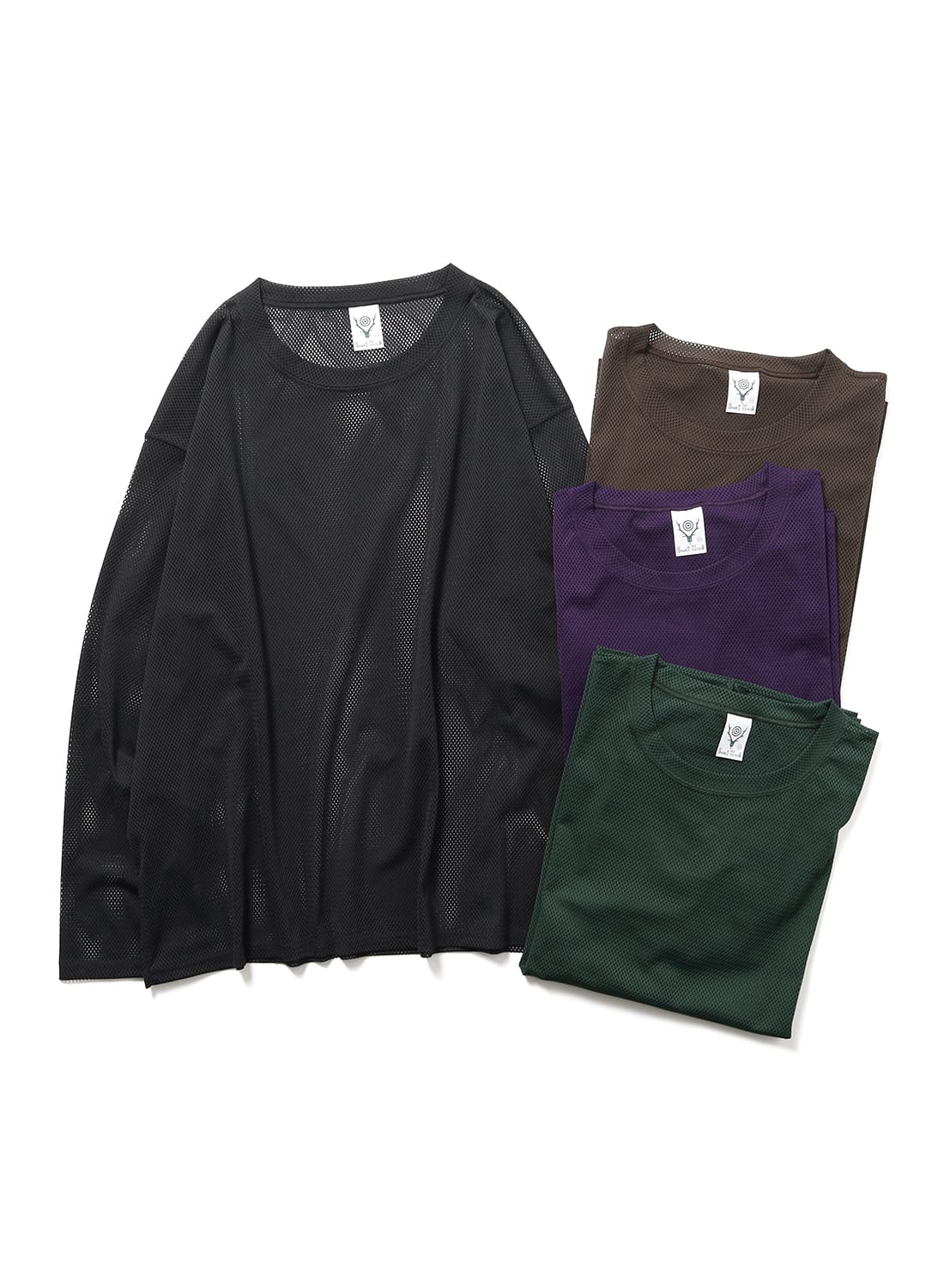 South2West8 メッシュークルーネックシャツ South2 West8（サウスツー ウエストエイト）Crew Neck Shirt