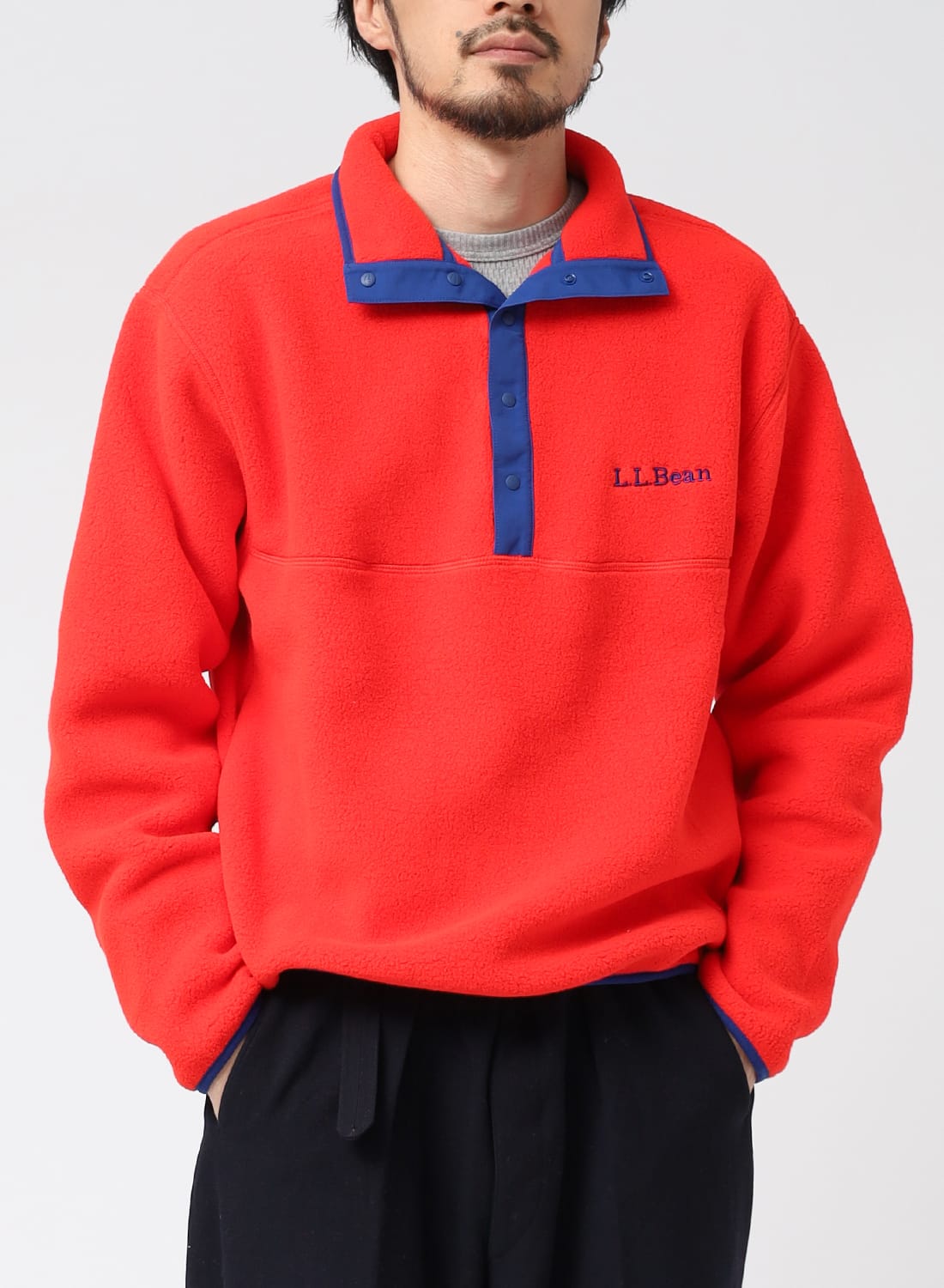 BEAN'S CLASSIC SNAP FLEECE II PULLOVER ADULTS|ビーンズ クラシック