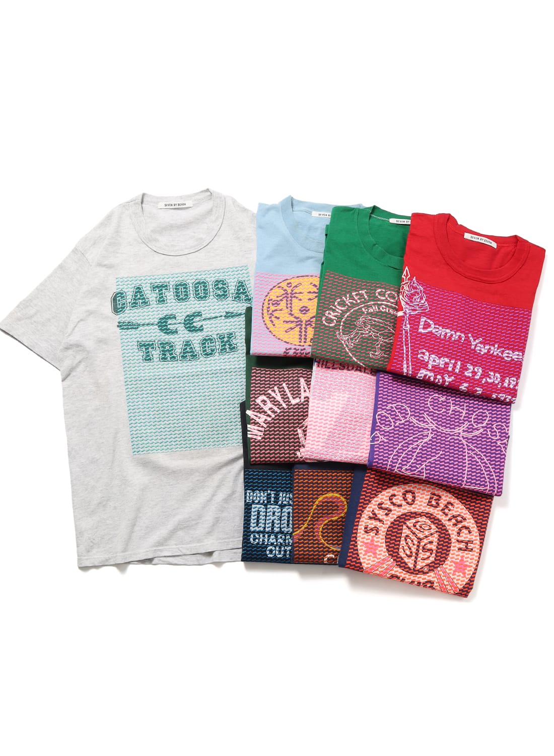 TEAM sevenさん専用 SEVEN BY SEVEN（セブンバイセブン）REWORK EMBROIDERY TEE