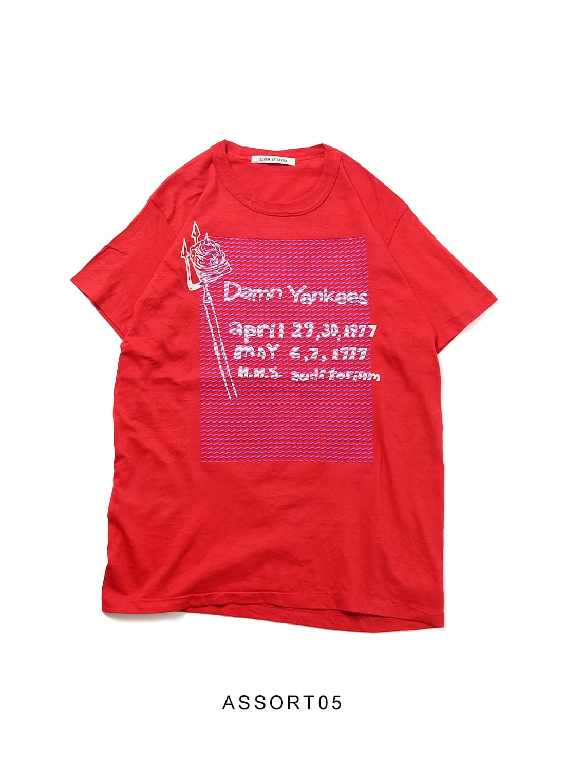 SEVEN BY SEVEN REWORK EMBROIDERY TEE