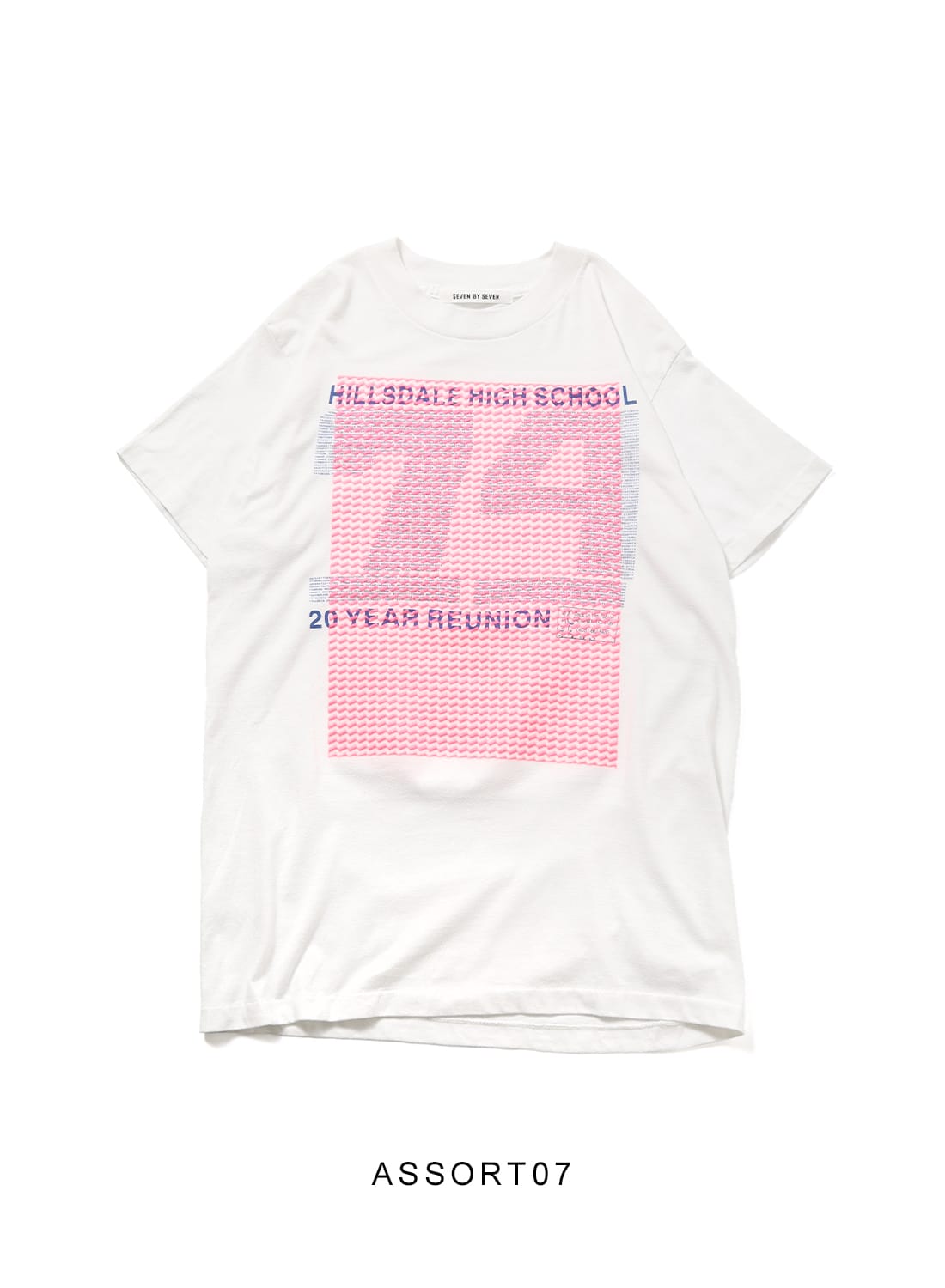 SEVEN BY SEVEN（セブンバイセブン）REWORK EMBROIDERY TEE