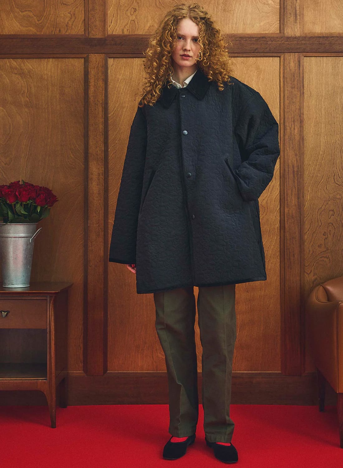 コート Embroidered Coat Oblada(オブラダ)/FLOWER EMBROIDERY COAT(フラワー エンブロイ