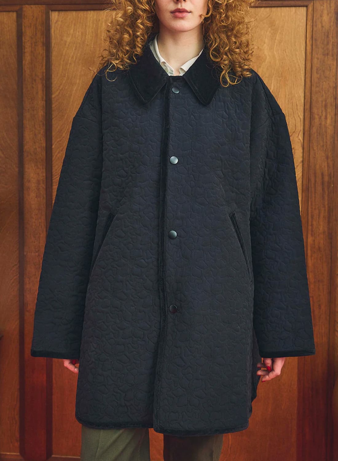 Oblada(オブラダ)/FLOWER EMBROIDERY COAT(フラワー エンブロイ