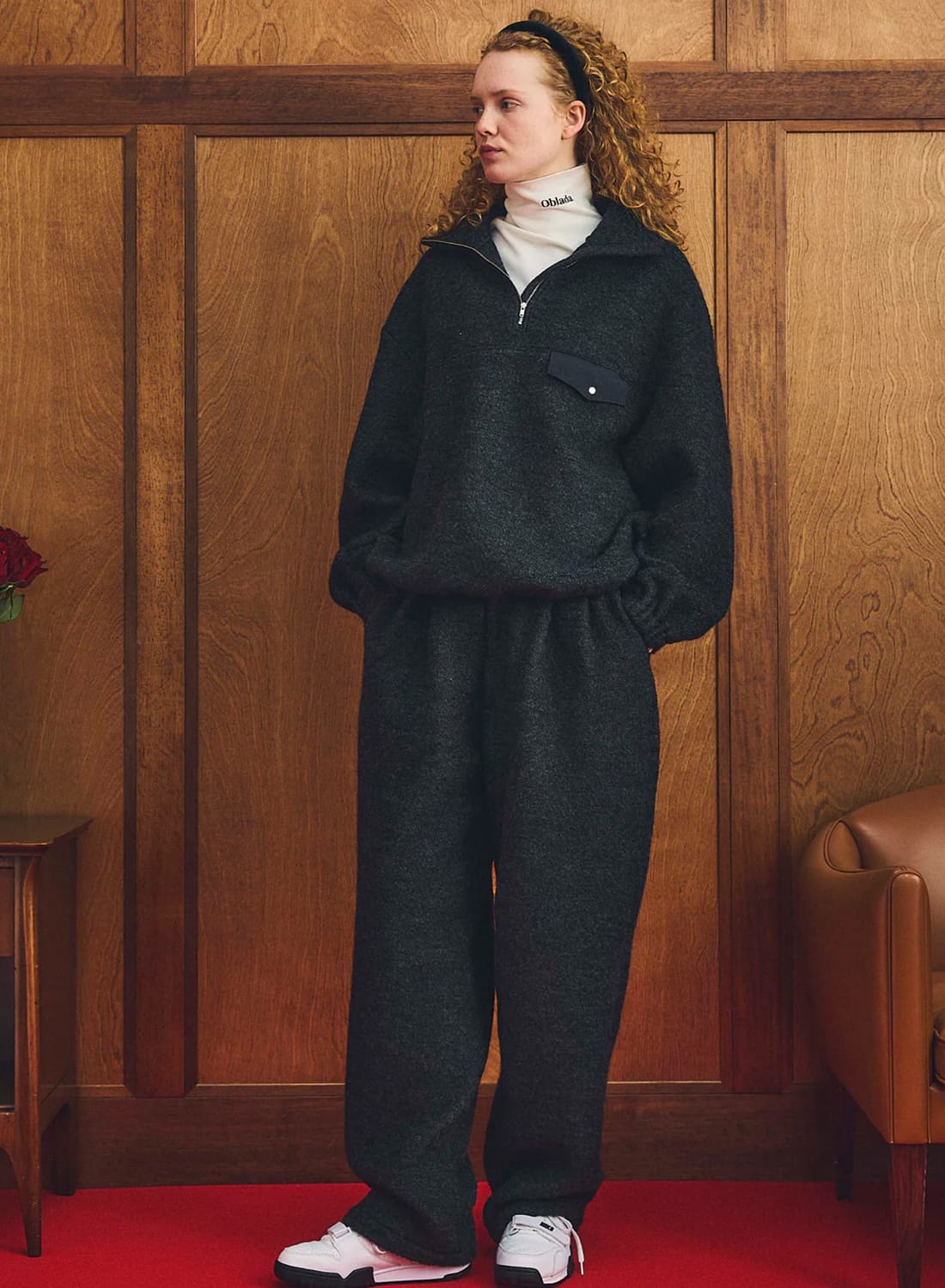 Oblada(オブラダ)/WOOL FLEECE TOPS(ウール フリース トップス