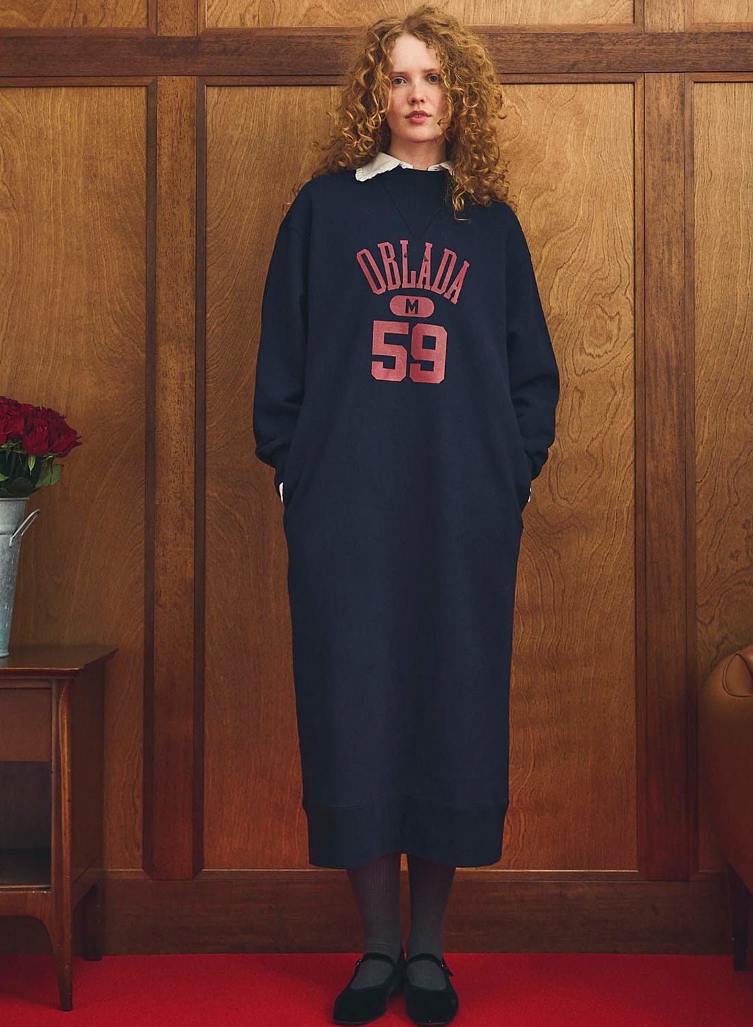 スウェット・トレーナー HUECLOSET Embroidery Sweat Shirt SE523 f2510op04-as.jpg
