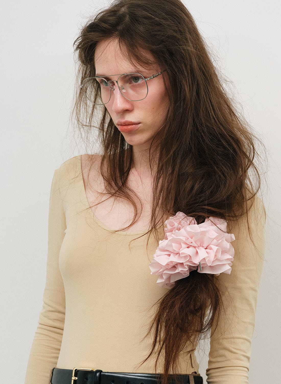 ぴぺぷぱ　epに heyep(ヘイップ)/Aviator Glasses with Rhinestones＆Logo