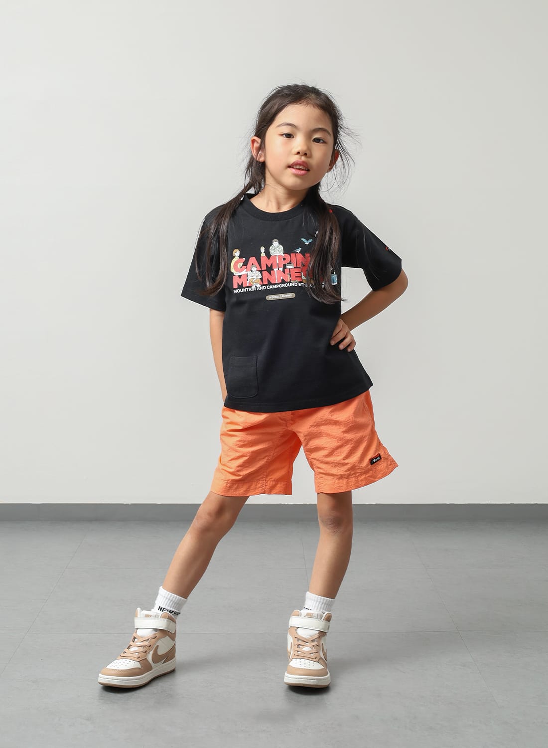 NANGA(ナンガ)/NYLON TUSSER KIDS EASY SHORTS(ナイロンタッサー