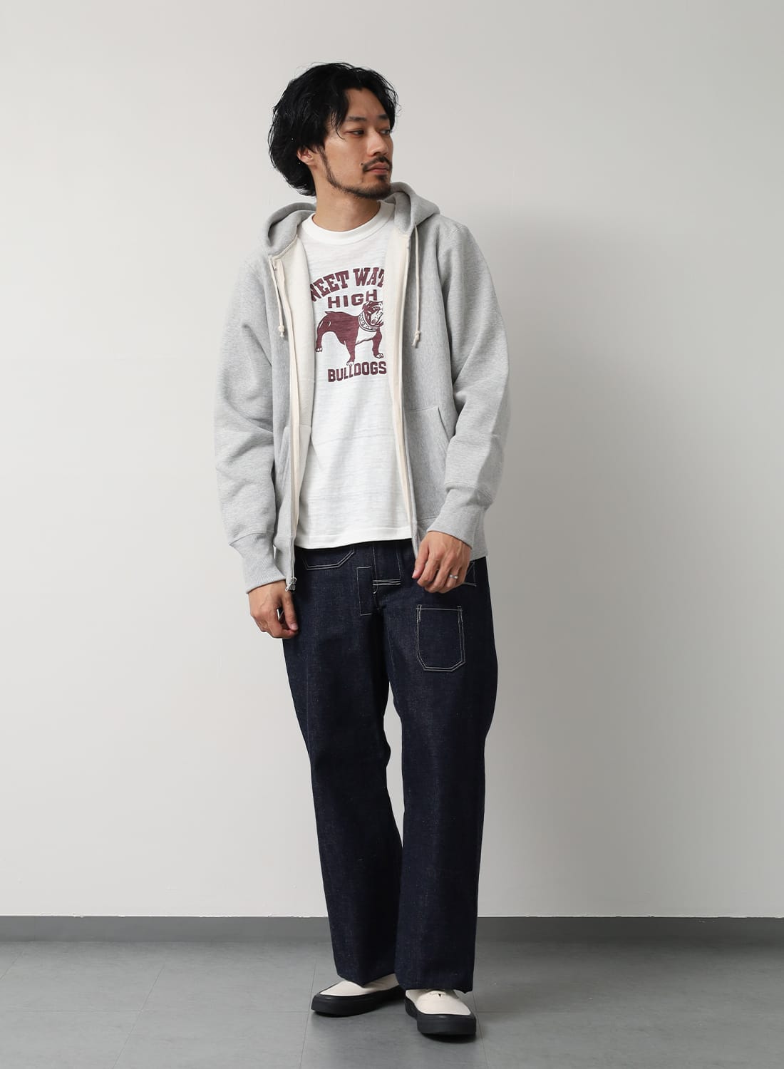 10%OFFクーポン対象】LOT.487|Lot.487 無地 リバースウィーブタイプ