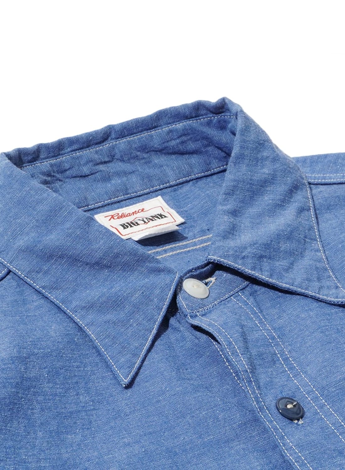 BIG YANK シャンブレーシャツ ビッグヤンク 別注 マルチボタン シャンブレー シャツ BIG YANK