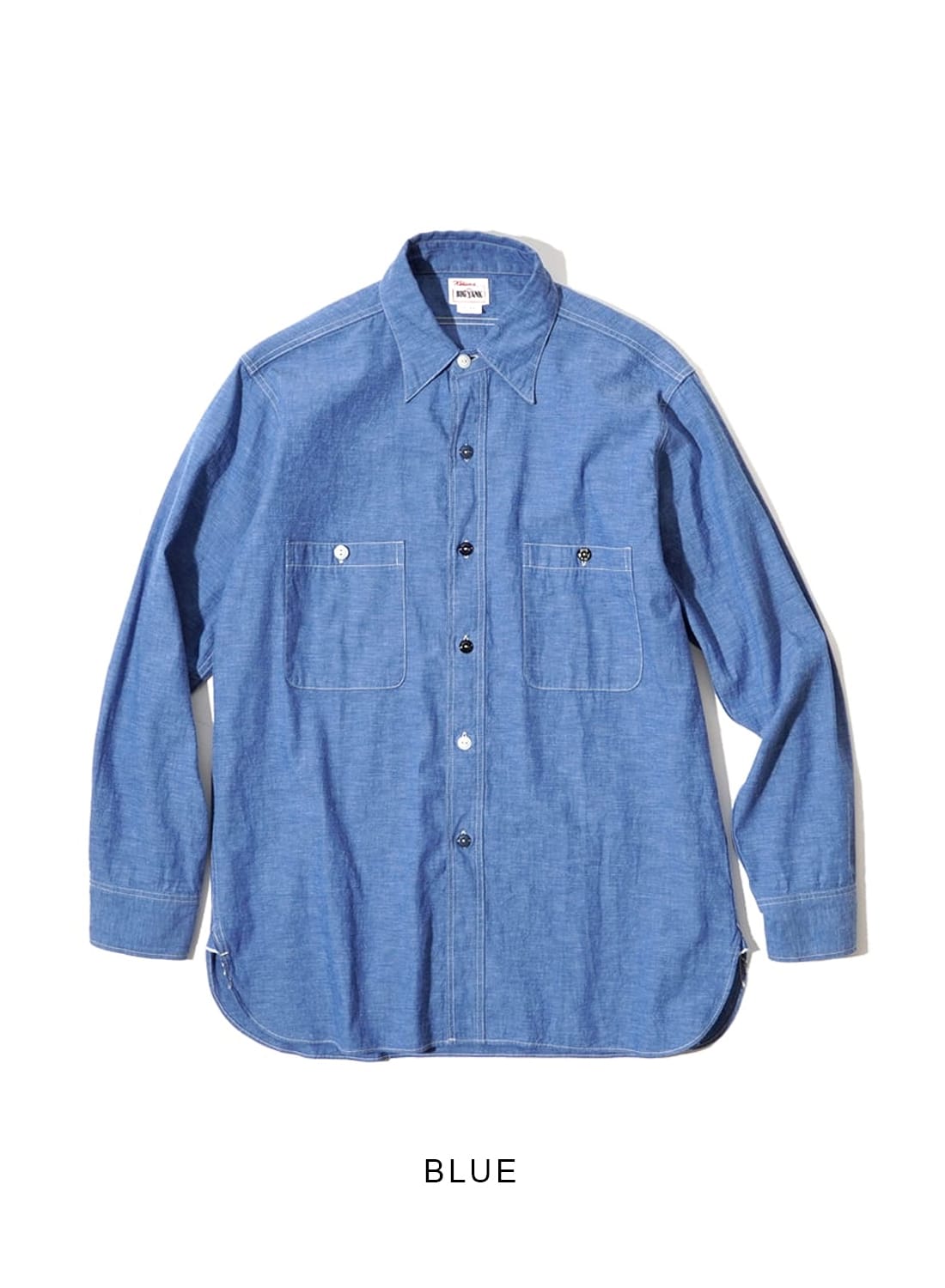 BIG YANK ビッグヤンクシャンブレーシャツ ガチャポケ ベタシャン 0359. 1940's big yank chambray shirt ビッグヤンク ガチャポケ