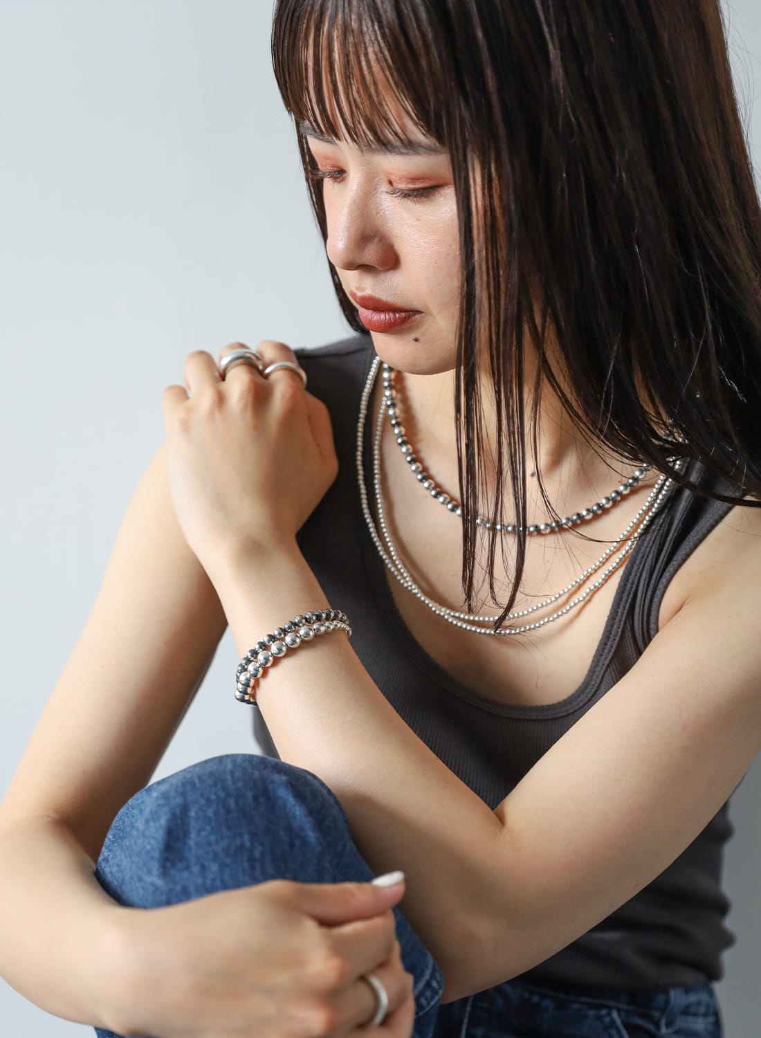 ERICKA NICOLAS BEGAY エリッカニコラスビゲイ 6mm28cm ERICKA NICOLAS BEGAY(エリッカニコラスビゲイ)/NAVAJO PEARL