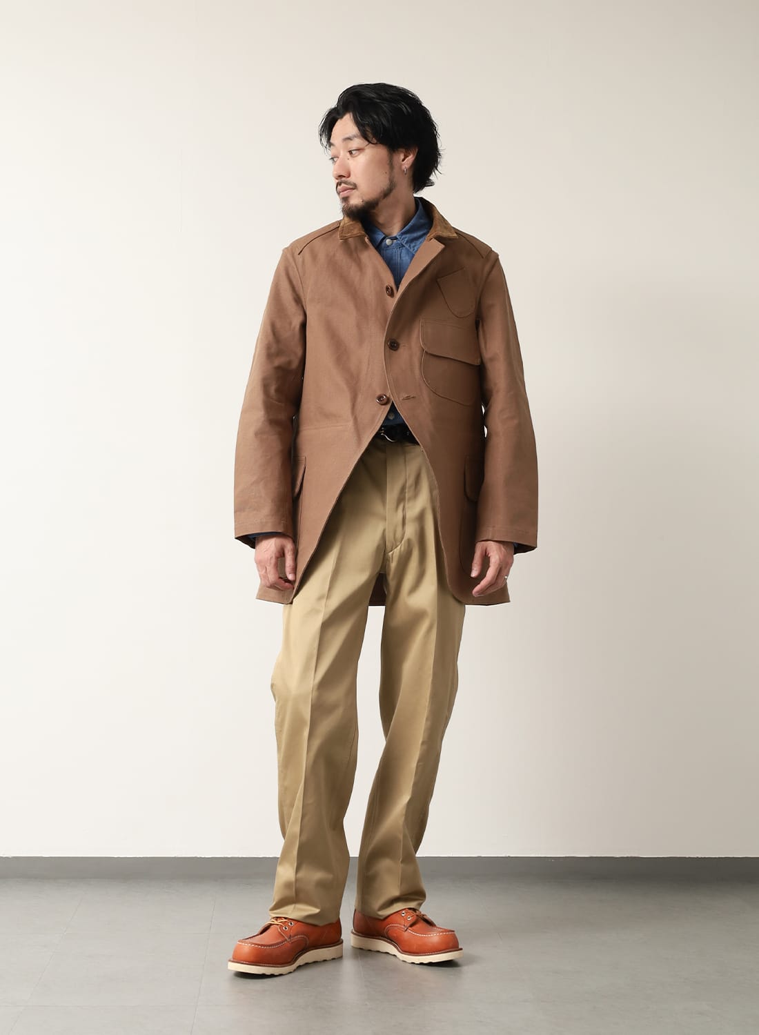 ジャケット・アウター WAREHOUSE John Gluckow Duck Game Coat VECK | 📸 🤠178cm / 77kg 【JOHN GLUCKOW / WAREHOUSE】 JG-36