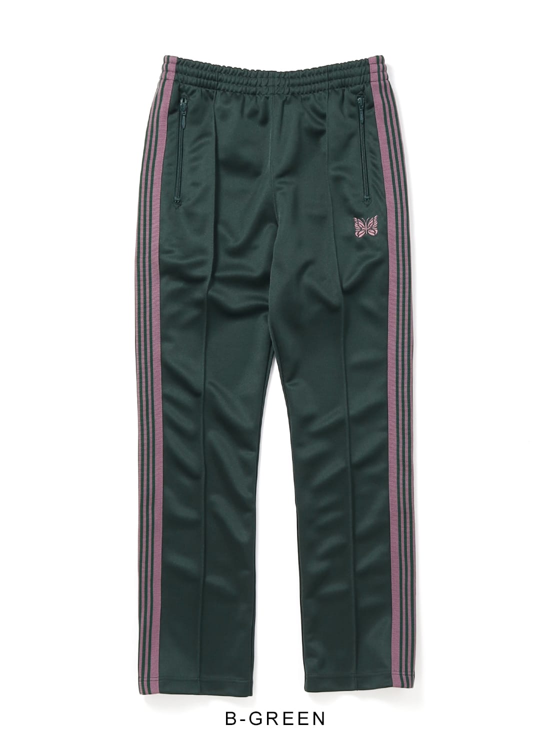 【needles】スラックスパンツ　ナロー　xs Narrow Track Pant - Poly Smooth(XS GREEN): Needles: WOMENS
