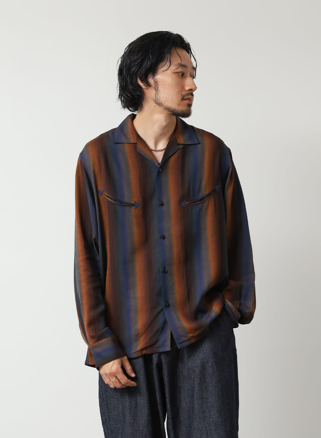 SEVEN BY SEVEN（セブンバイセブン）SMILE POCKET OPEN COLLAR