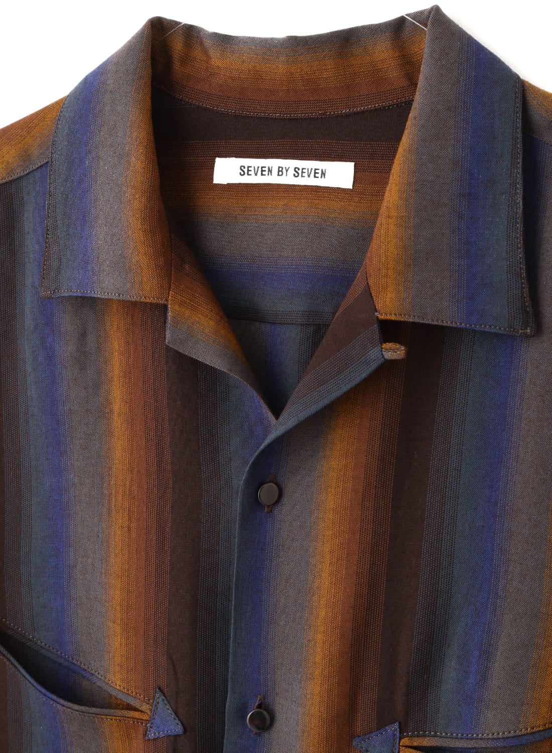 10%OFFクーポン対象】SMILE POCKET OPEN COLLAR SHIRTS|スマイル