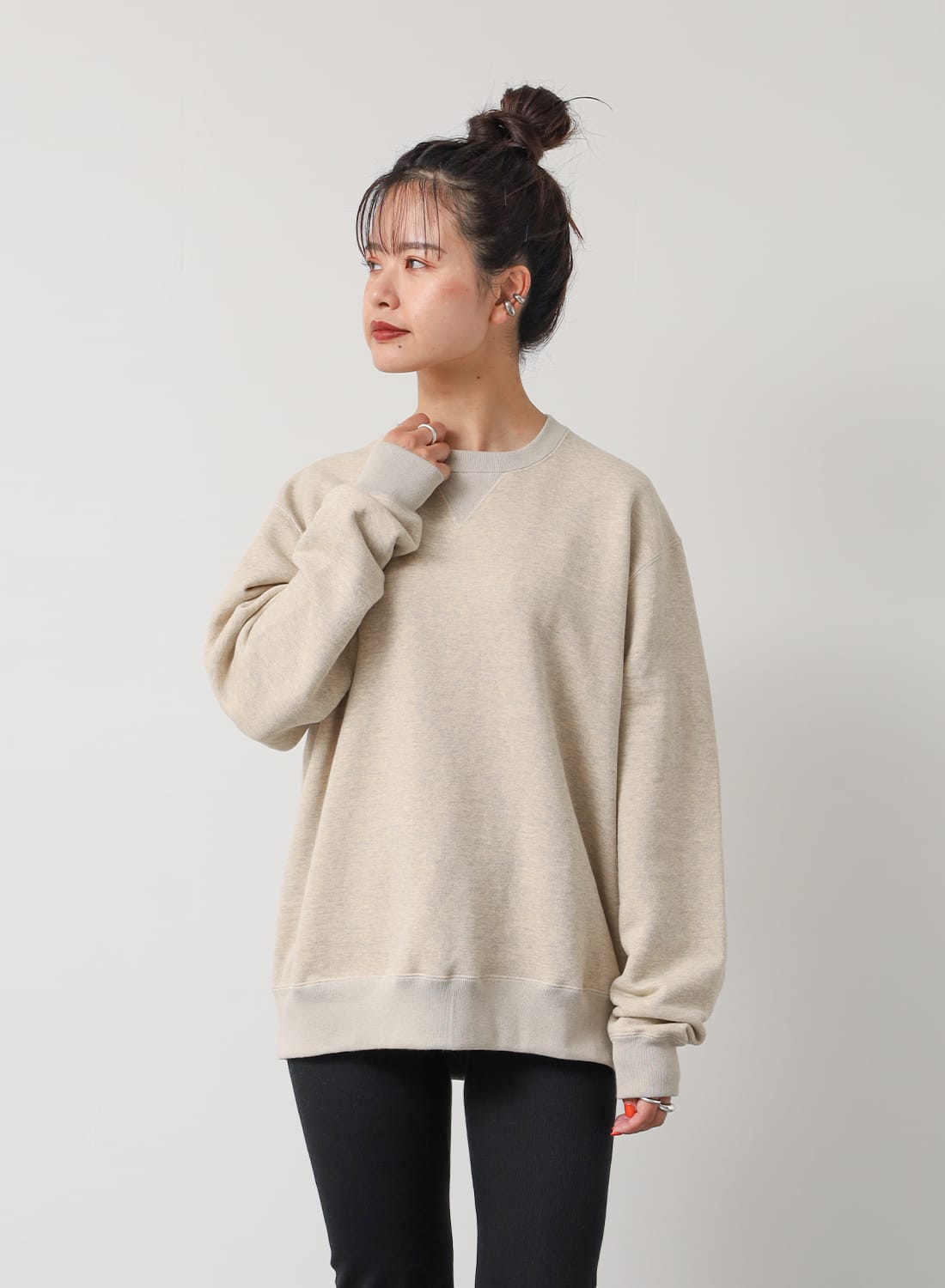 20%OFFクーポン対象】CREW NECK SWEAT SHIRTS‐RAFFY LOOPBACK‐|クルー