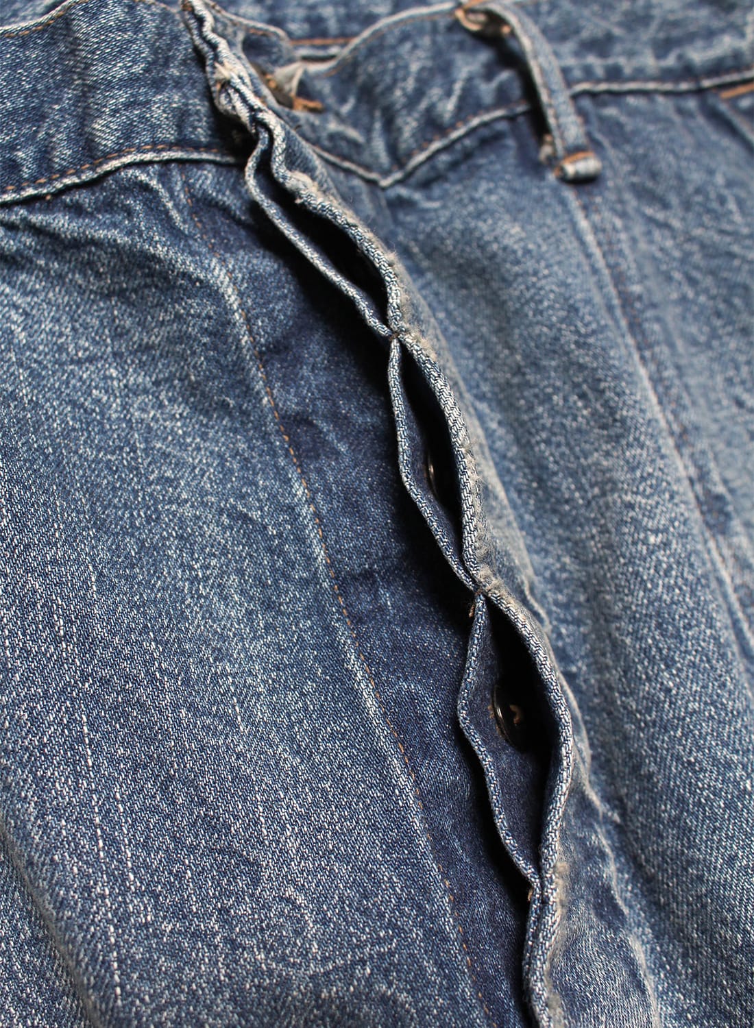 BOWWOW(バウワウ) US NAVY デニムトラウザーズ　XL BOW WOW（バウワウ）M-44 DENIM TROUSERS（M-44 デニム