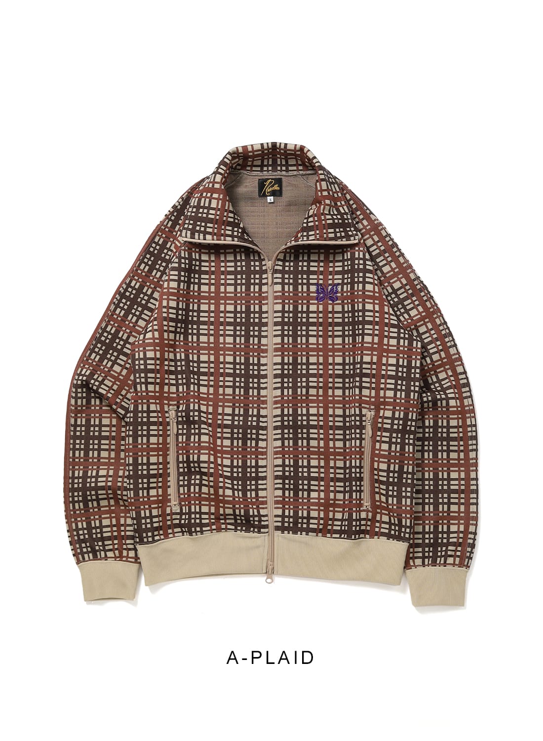Needles トラックジャケットハート柄 総柄 Track Jacket Needles トラックジャケットハート柄 総柄 Track Jacket - メルカリ