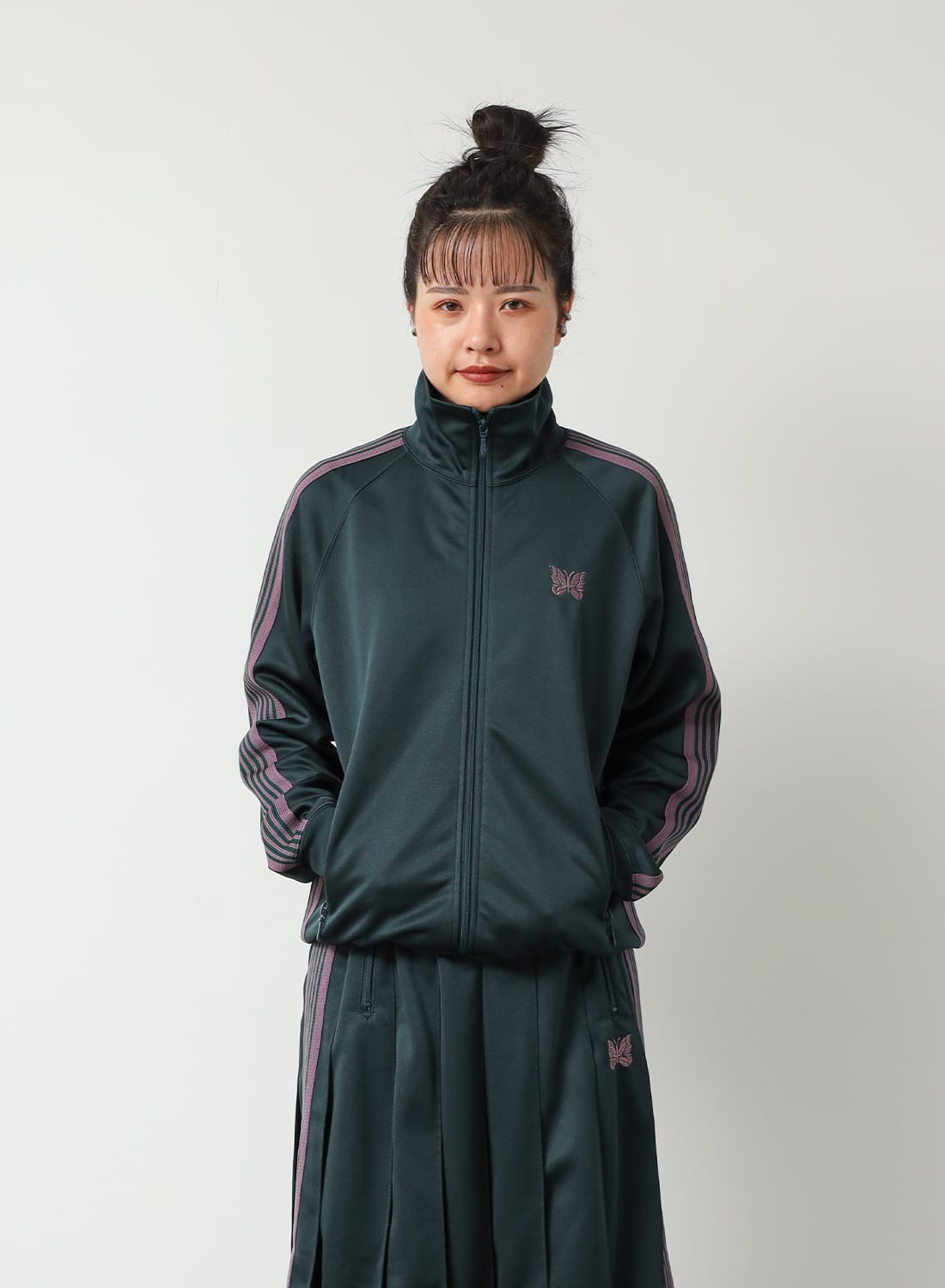 NEEDLES（ニードルズ）Track Jacket - Poly Smooth（トラック