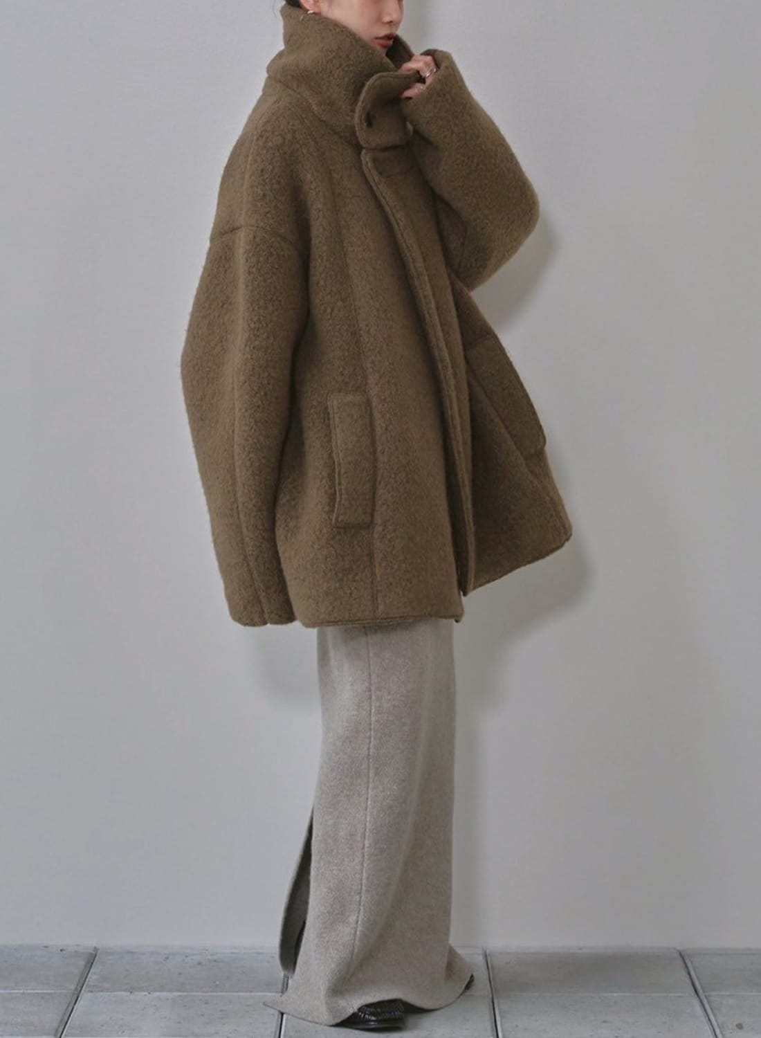 ジャケット・アウター puiTODAYFUL Standcollar Boucle Jacket STANDCOLLAR BOUCLE JACKET|スタンドカラー ブークレ ジャケット